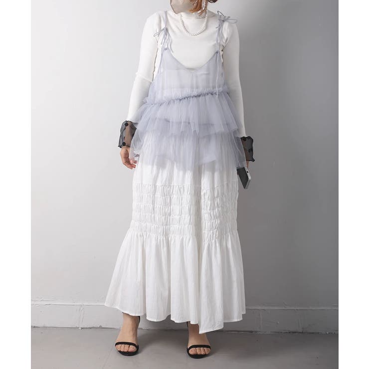 ティアードチュールキャミビスチェ | aimoha  | 詳細画像21 