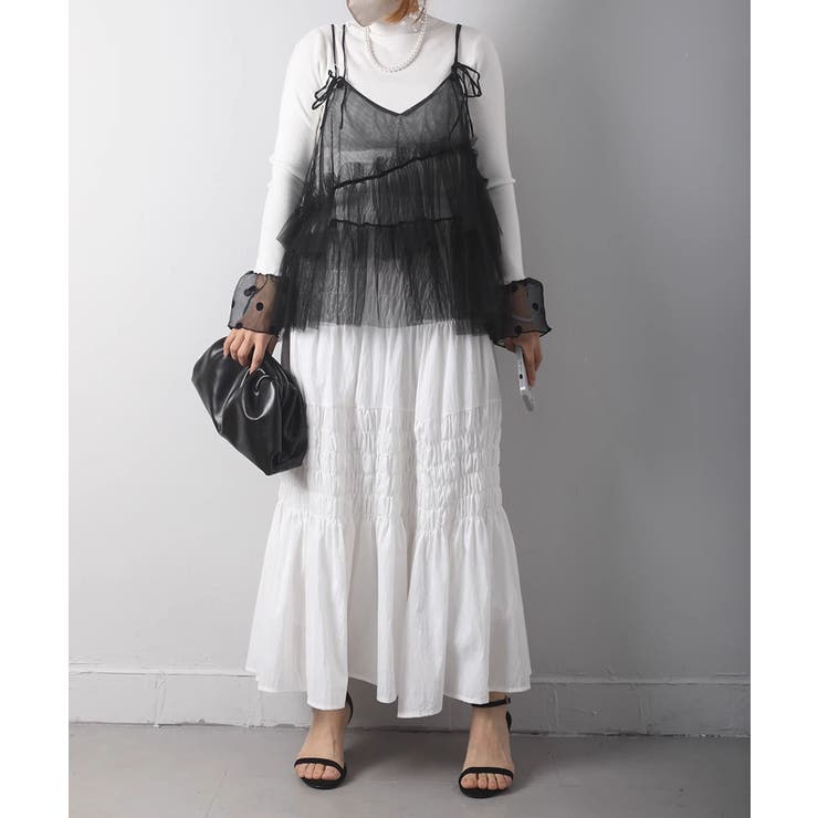 ティアードチュールキャミビスチェ | aimoha  | 詳細画像24 