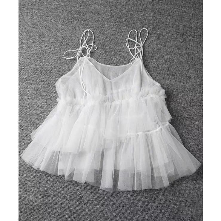 ティアードチュールキャミビスチェ | aimoha  | 詳細画像1 