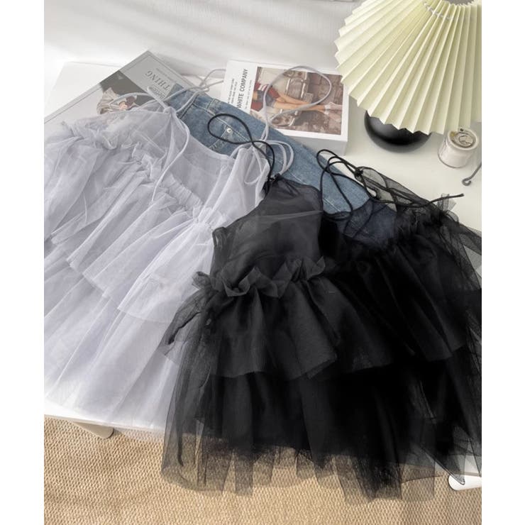 ティアードチュールキャミビスチェ | aimoha  | 詳細画像6 