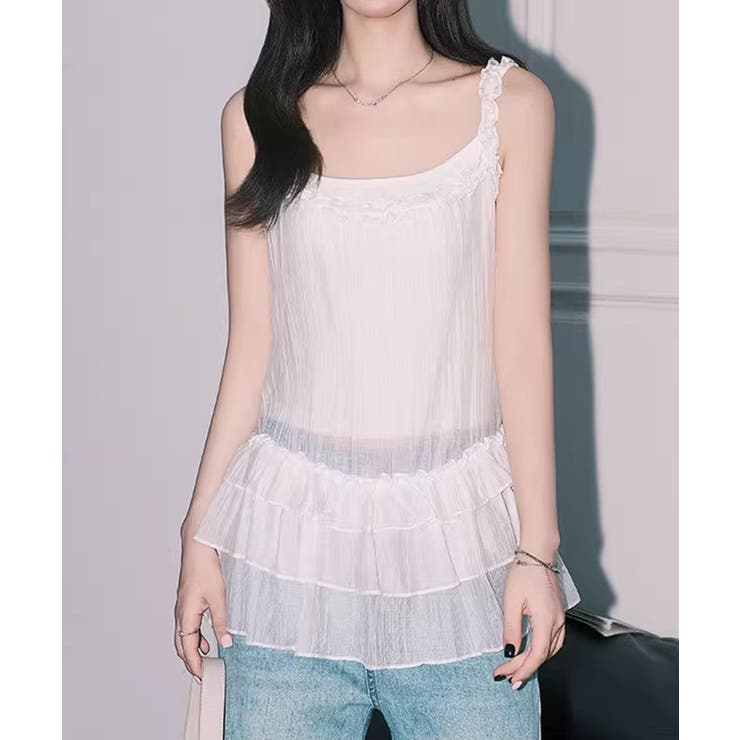 フリルティアードキャミソール | aimoha  | 詳細画像11 