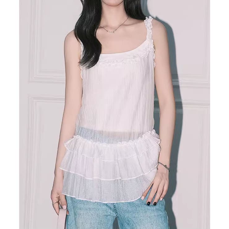 フリルティアードキャミソール | aimoha  | 詳細画像12 