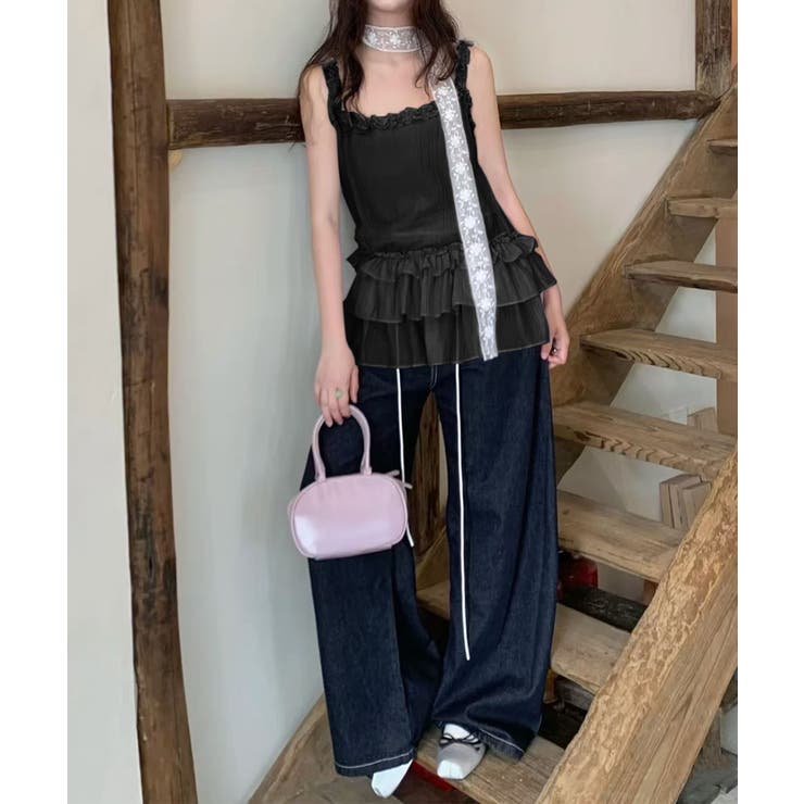 フリルティアードキャミソール | aimoha  | 詳細画像17 