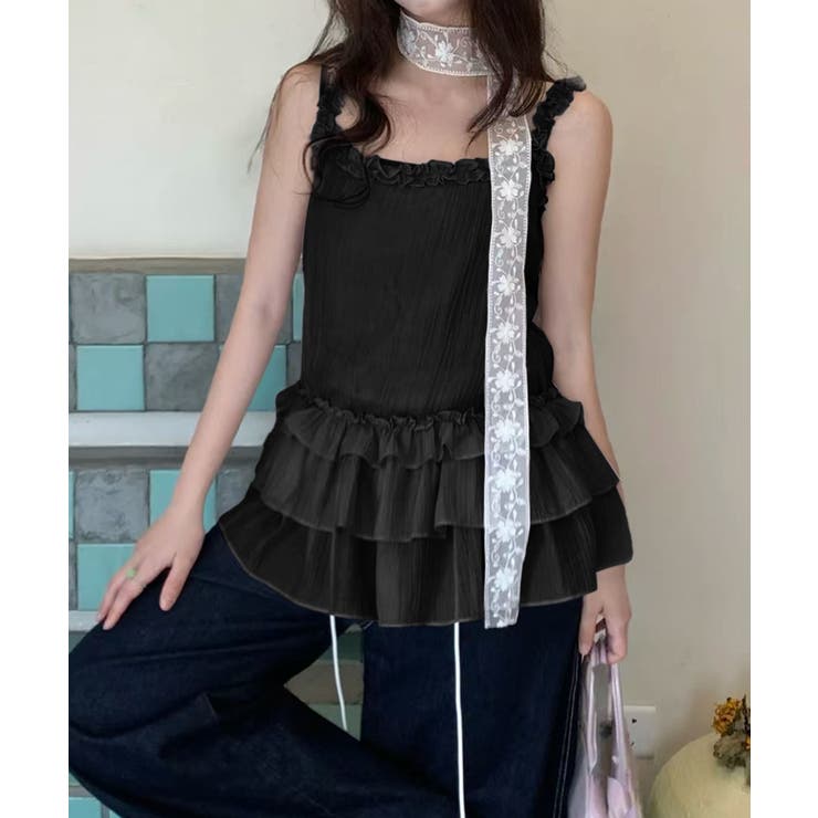 フリルティアードキャミソール | aimoha  | 詳細画像19 