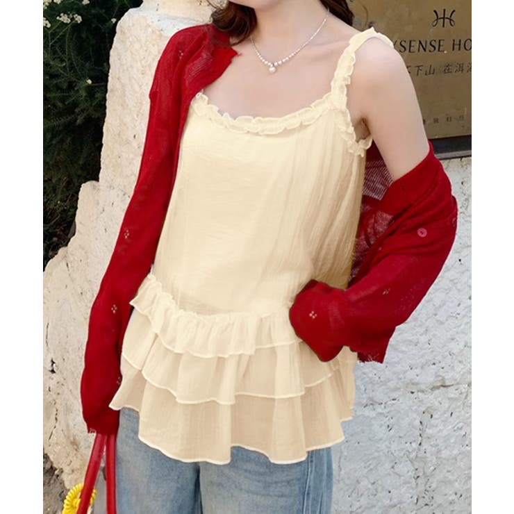 フリルティアードキャミソール | aimoha  | 詳細画像21 