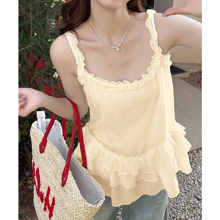 フリルティアードキャミソール | aimoha  | 詳細画像25 