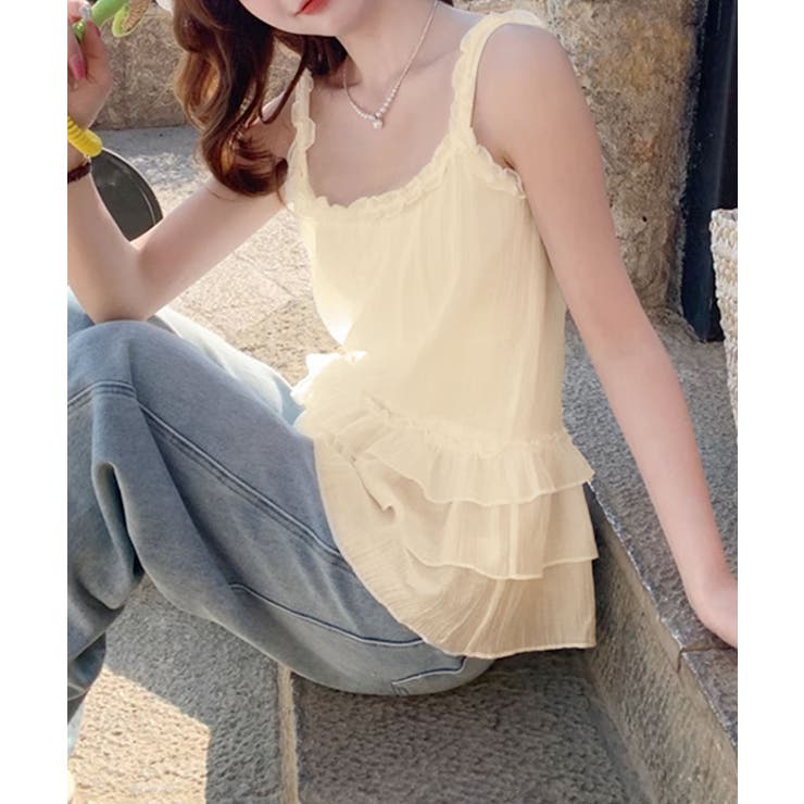 フリルティアードキャミソール | aimoha  | 詳細画像26 