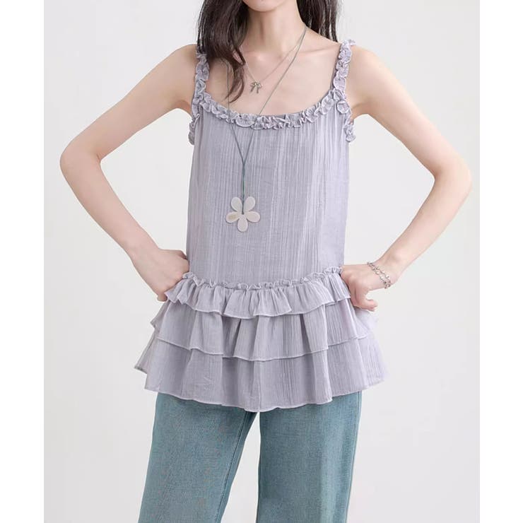 フリルティアードキャミソール | aimoha  | 詳細画像5 