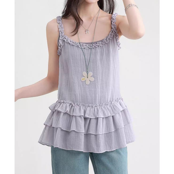 フリルティアードキャミソール | aimoha  | 詳細画像7 