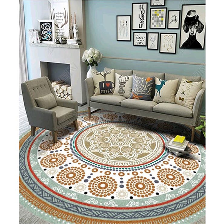 ラグ おしゃれ 円形 | aimoha  | 詳細画像3 