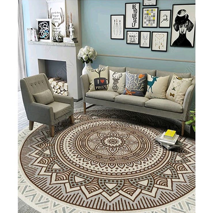 ラグ おしゃれ 円形 | aimoha  | 詳細画像2 