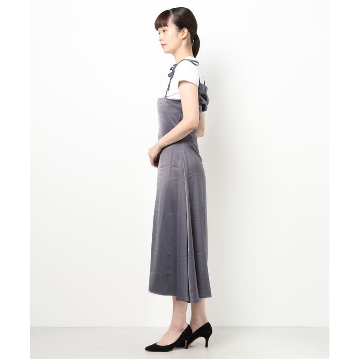 Jasmine Grandiflorum ドレープ肩紐キャミワンピース | aimoha  | 詳細画像13 