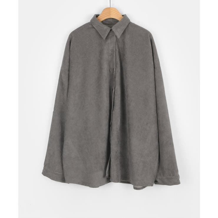 新作 コーデュロイ シンプルオーバーシャツ | aimoha  | 詳細画像17 