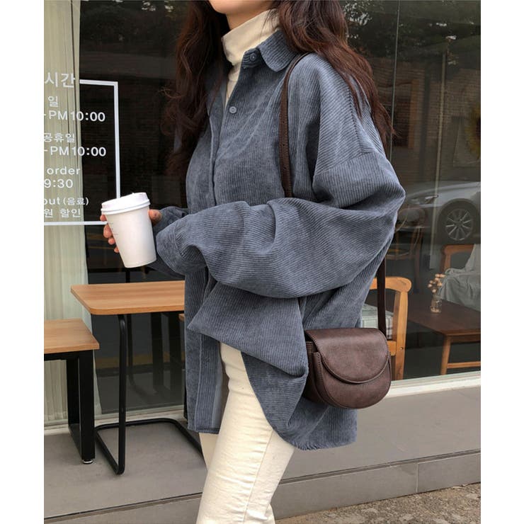 新作 コーデュロイ シンプルオーバーシャツ | aimoha  | 詳細画像22 