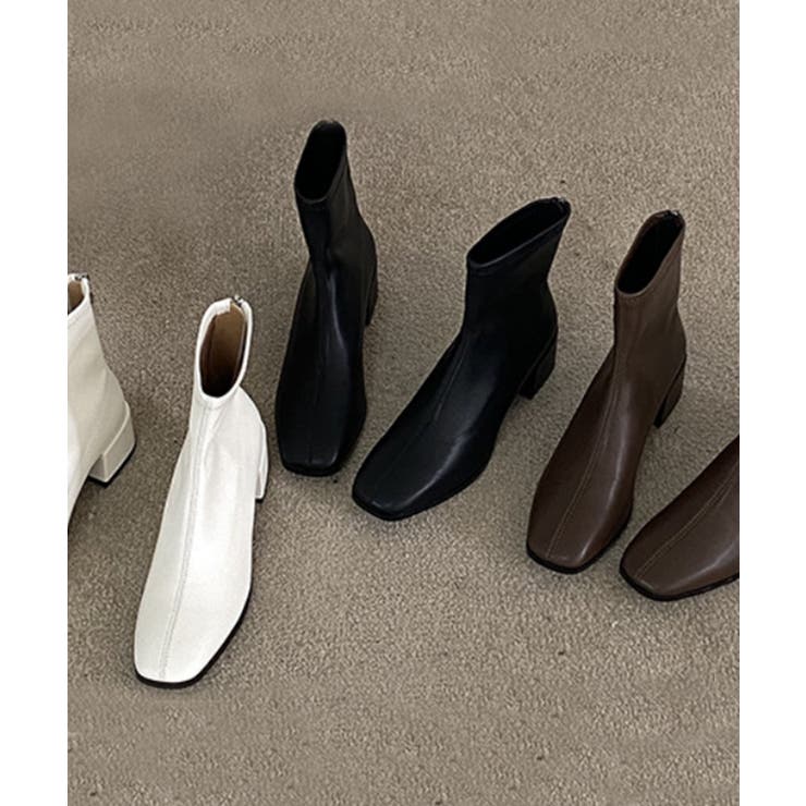 ファイクレザーブーツ ショートブーツ 韓国 | aimoha  | 詳細画像17 