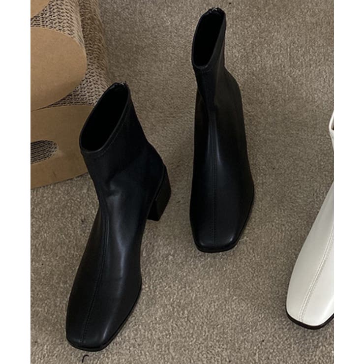 ファイクレザーブーツ ショートブーツ 韓国 | aimoha  | 詳細画像11 