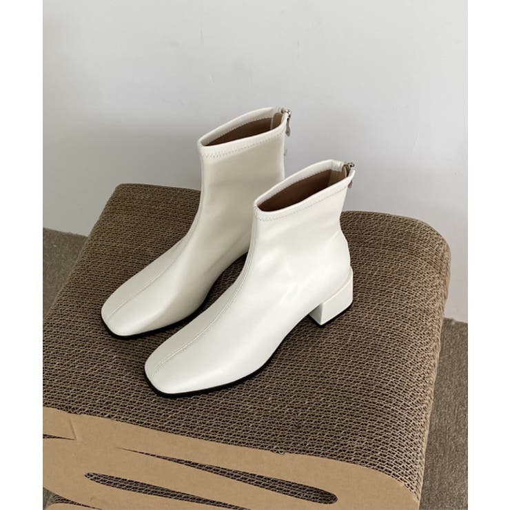 ファイクレザーブーツ ショートブーツ 韓国 | aimoha  | 詳細画像15 