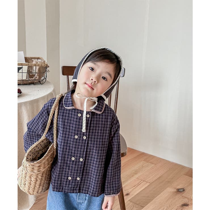 kokokids 25ss check blouse 韓国子供服 kokokids 25ss check blouse 韓国子供服 kokokids 25ss check