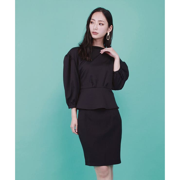 ミディアム丈タイトスカートスカート 膝丈スカート 膝丈 | aimoha  | 詳細画像15 