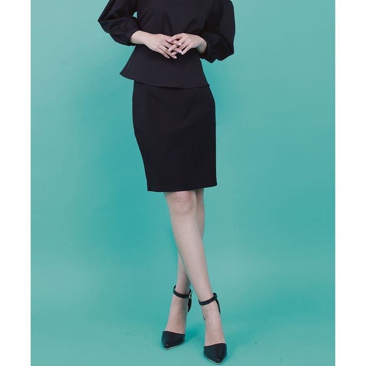 ミディアム丈タイトスカートスカート 膝丈スカート 膝丈 | aimoha  | 詳細画像13 