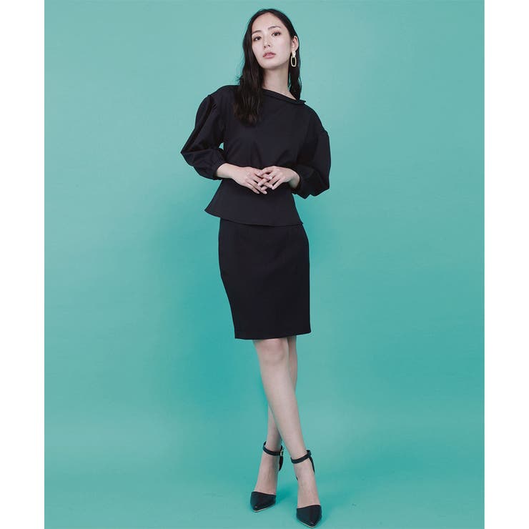 ミディアム丈タイトスカートスカート 膝丈スカート 膝丈 | aimoha  | 詳細画像12 