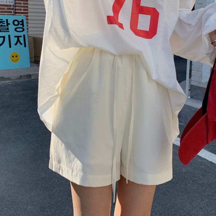 新作 ゆったりハーフパンツ 韓国ファッション | aimoha  | 詳細画像1 