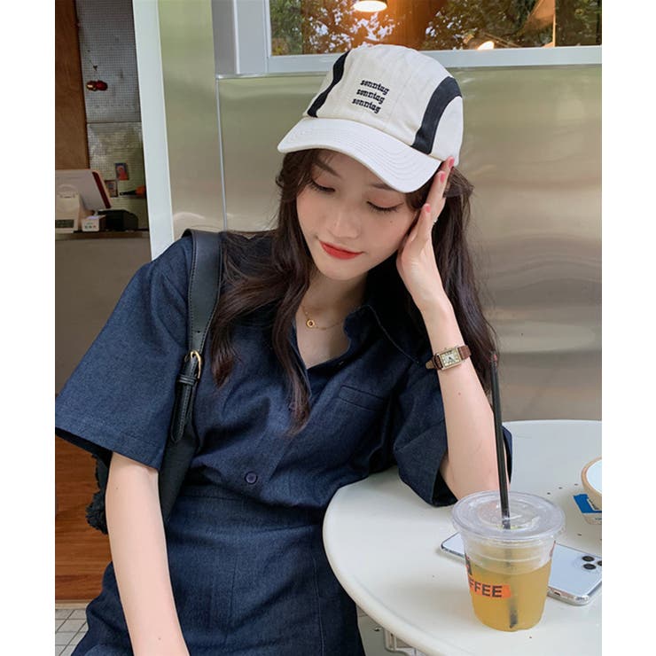 新作 デニムミニワンピース 韓国ファッション | aimoha  | 詳細画像6 