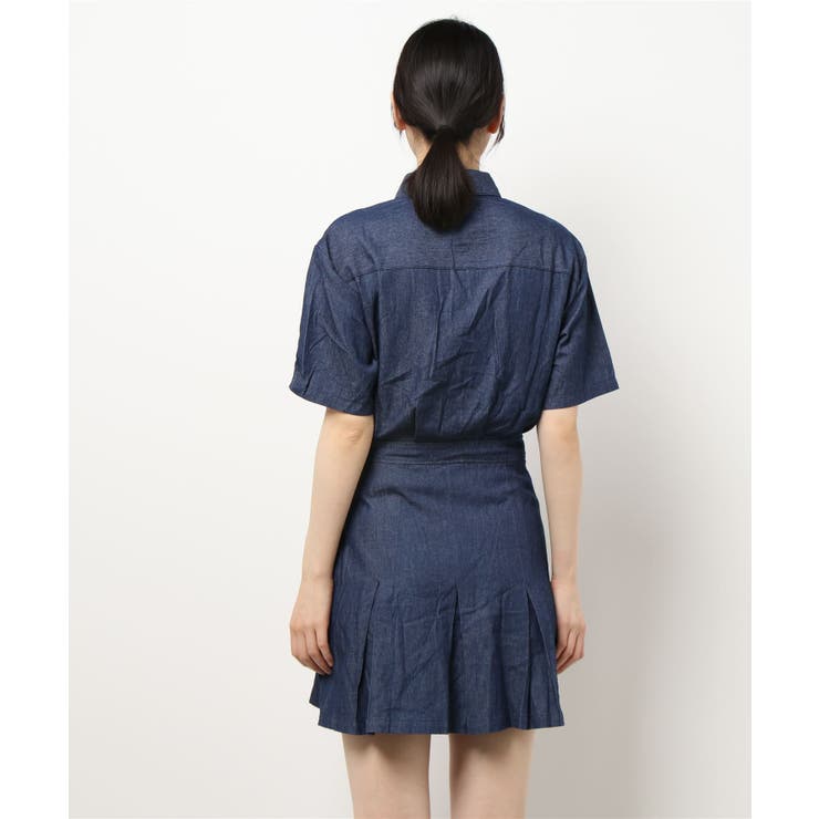 新作 デニムミニワンピース 韓国ファッション | aimoha  | 詳細画像11 