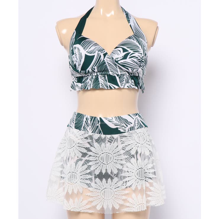 かわいい水着3点セット 韓国ファッション 水着 夏服 秋服 体型カバー【SS】 | aimoha  | 詳細画像11 