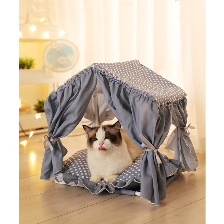 ペット用 プリンセス ベッド Amazon | PP&DD ペットベッド 猫犬用 プリンセスベッド 犬ベッド