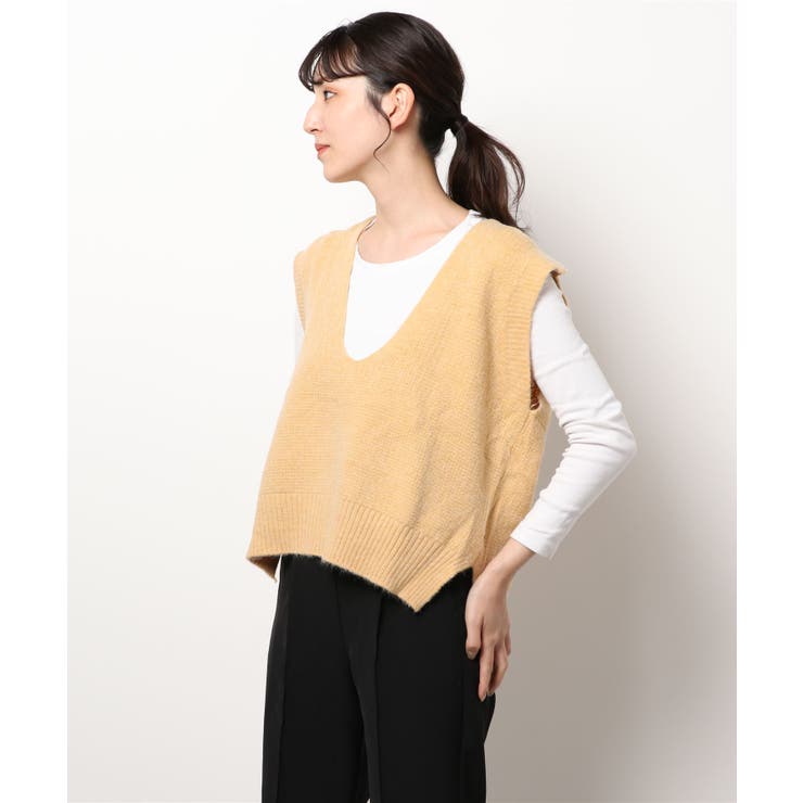 新作 Vネックオーバーベスト 韓国ファッション | aimoha  | 詳細画像16 