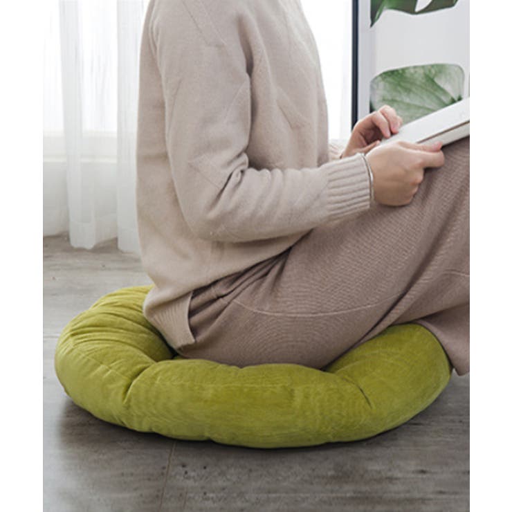 新作 ふわふわ無地円形クッション 韓国ファッション | aimoha  | 詳細画像3 