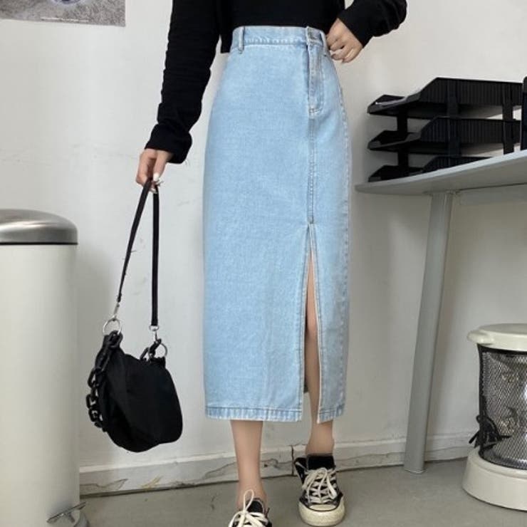 新作 デニムスカート ロング | aimoha  | 詳細画像1 