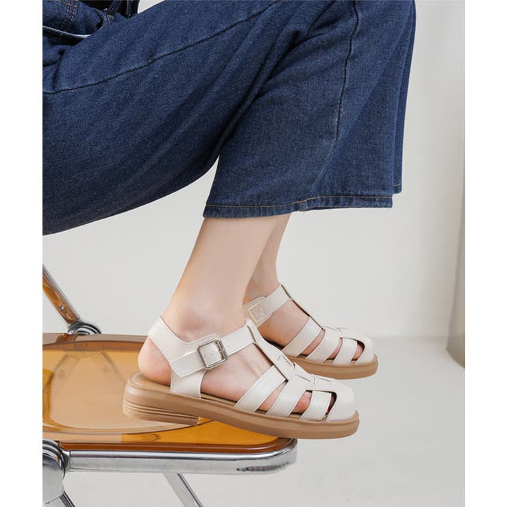 シンプル フェイクレザー グルカサンダル【SS】 | aimoha  | 詳細画像10 