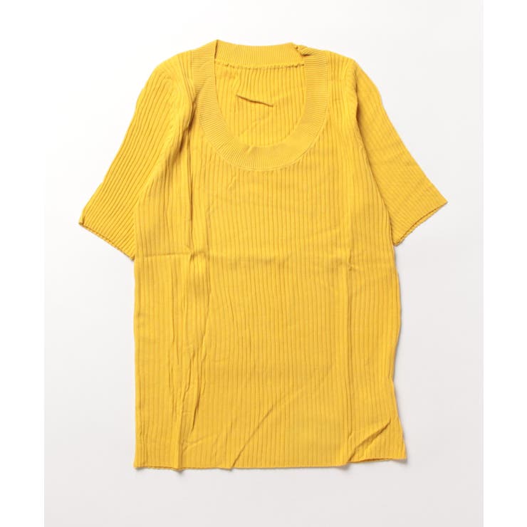 ラウンドネックシンプルカットソー 韓国ファッション ハイウエスト | aimoha  | 詳細画像9 