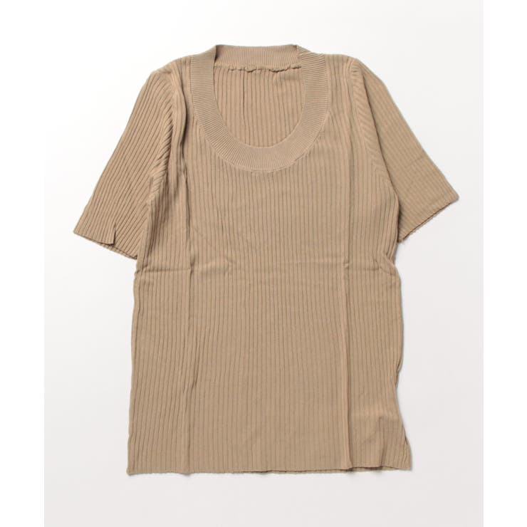 ラウンドネックシンプルカットソー 韓国ファッション ハイウエスト | aimoha  | 詳細画像5 