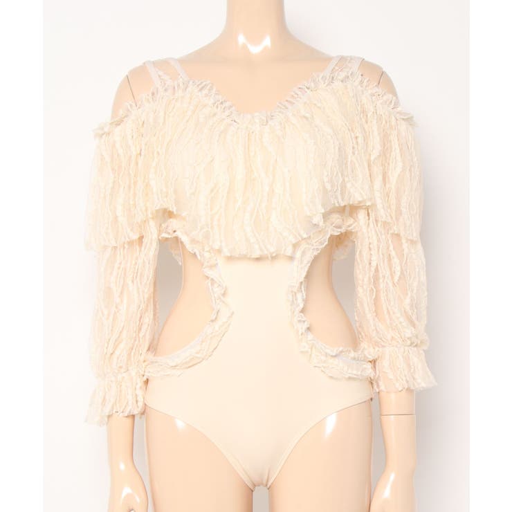 長袖フリルスイムウェア 【Jasmine】韓国ファッション ワンピース | aimoha  | 詳細画像27 