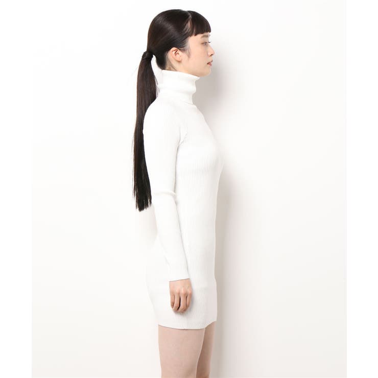 Jasmine Grandiflorum 新作タートルネックニットミニ丈ワンピース | aimoha  | 詳細画像11 