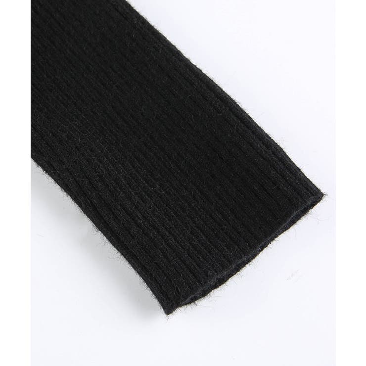 Jasmine Grandiflorum 新作タートルネックニットミニ丈ワンピース | aimoha  | 詳細画像4 