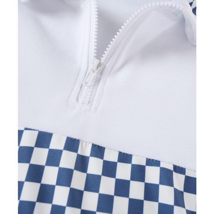 HOOK  original レーシング風ブロックチェック切り替え半袖ハーフジッ… | HOOK | 詳細画像7 