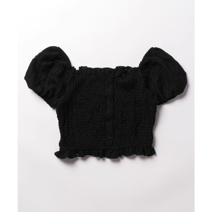 2WAYオフショル パフスリーブトップス 韓国ファッション | aimoha  | 詳細画像18 