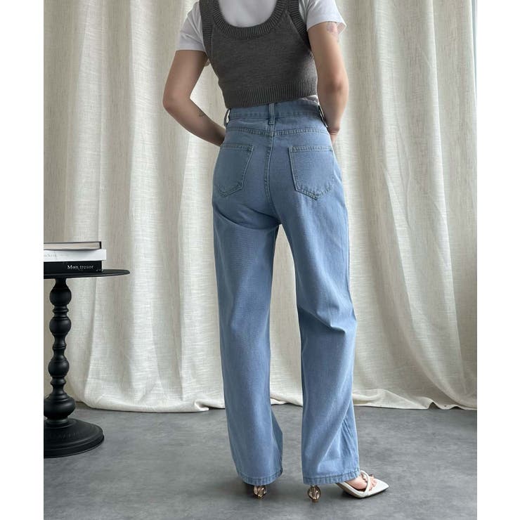 【Jasmine】ウエストデザインデニムパンツ Jasmine Grandifl… | aimoha  | 詳細画像14 