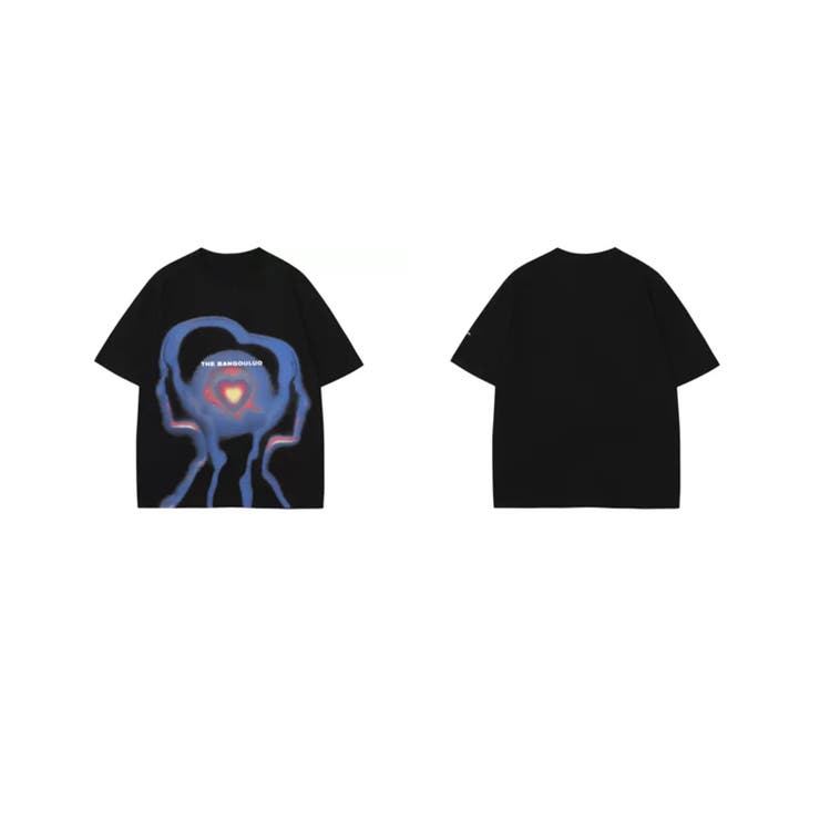 個性派抽象画プリント半袖ビッグTシャツ 半袖ビッグTシャツ メンズ | HOOK | 詳細画像2 