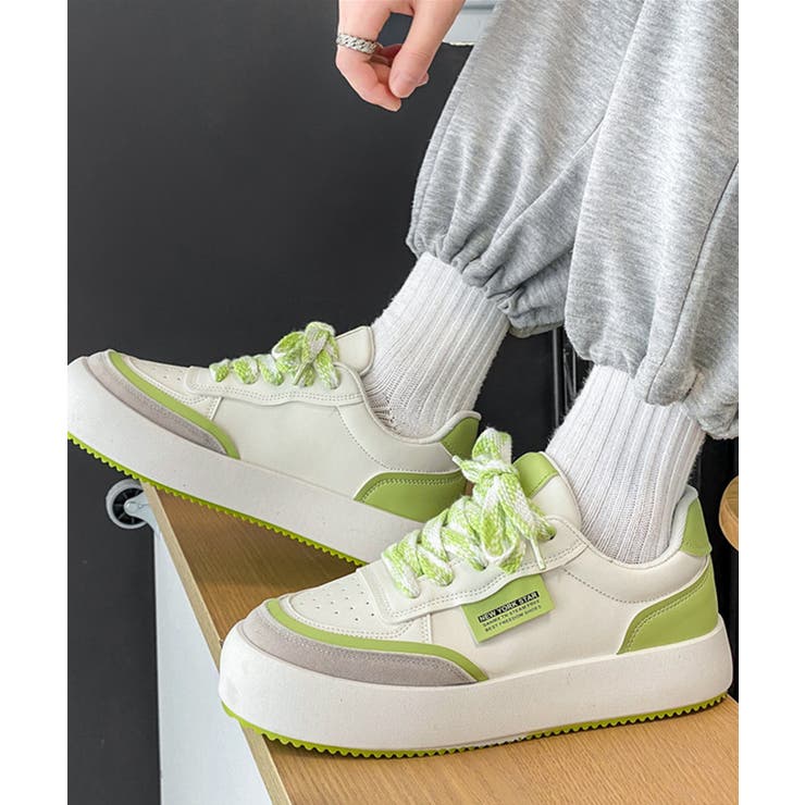 ローカット厚底シューズ スケートシューズ メンズ 韓国ファッション