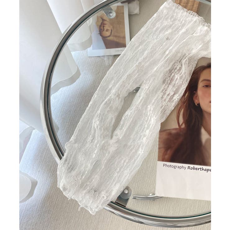 ホワイト | 紫外線対策 アームカバー 韓国ファッション アームウォーマー | aimoha 