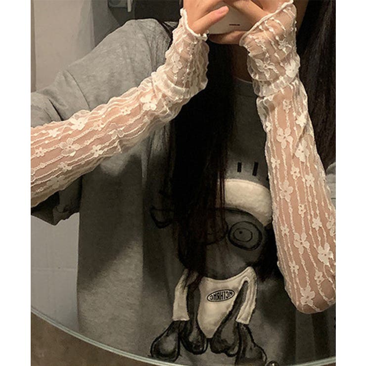 紫外線対策 アームカバー 韓国ファッション アームウォーマー | aimoha  | 詳細画像6 