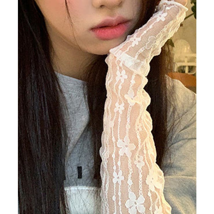 紫外線対策 アームカバー 韓国ファッション アームウォーマー | aimoha  | 詳細画像7 