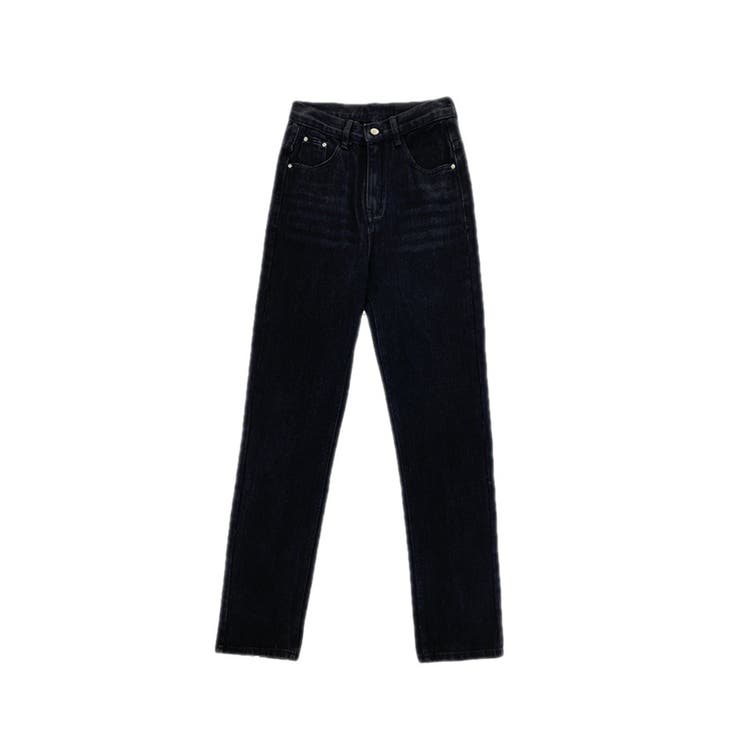 スリット入りデニムパンツ 韓国ファッション ワンピース | aimoha  | 詳細画像12 