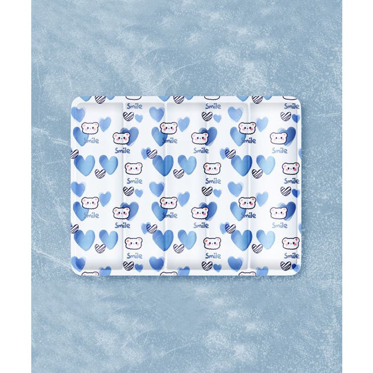 ホワイト | 可愛い柄 接触冷感ペットマット【SS】 | aimoha 