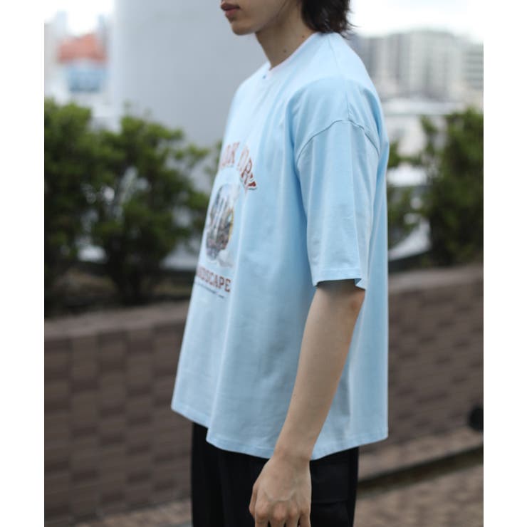 HOOK  original 古着風都市グランジプリント半袖Tシャツ | HOOK | 詳細画像17 